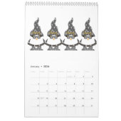 Gnome-Kalender Kalender (Jan 2026)
