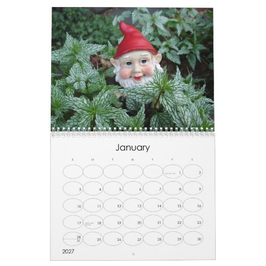 Gnome-Kalender Kalender (Jan 2027)