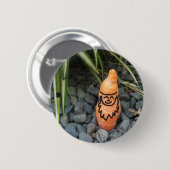 Gnome-Karotten-Knopf Button (Vorne & Hinten)