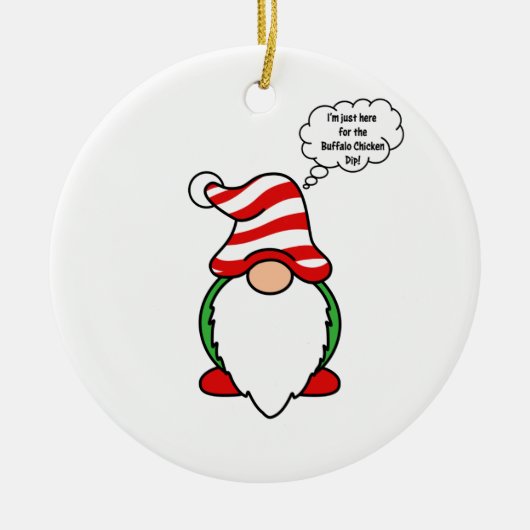 Gnome Keramik Ornament (Vorne)