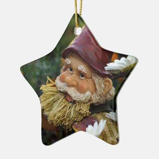 Gnome Keramik Ornament (Links)