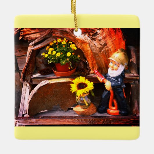 Gnome Keramikornament (Vorderseite)