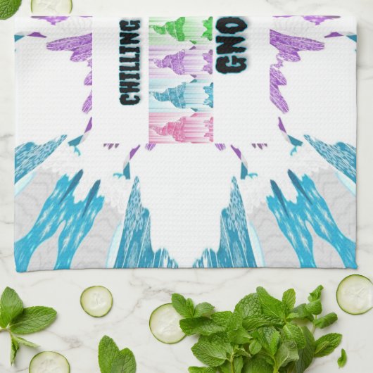 Gnome Kitetücher Geschirrtuch (Gefaltet)