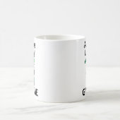 Gnome Kleeblatt Lucky St Patricks Day Gnome Kaffeetasse (Mittel)