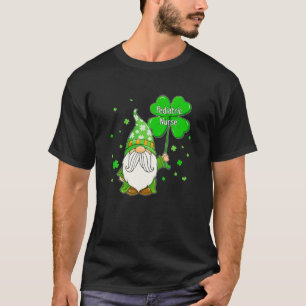 Gnome Kleeblatt Pädiatrische Krankenschwester St P T-Shirt