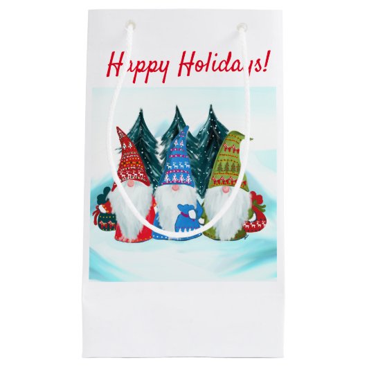 Gnome Kleine Geschenktüte (Vorderseite)