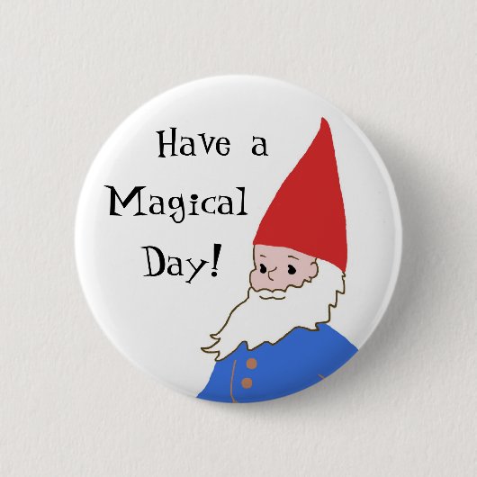Gnome-Knopf - magischer Tag Button (Vorderseite)