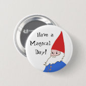 Gnome-Knopf - magischer Tag Button (Vorne & Hinten)