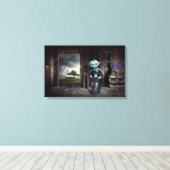 Gnome Leinwanddruck (Insitu (Holzboden))