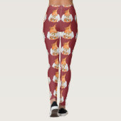 Gnome Leo Astrologie Signature Angel Leggings (Rückseite)