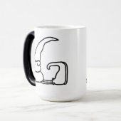 Gnome Letter "G" Morphing Tasse (Vorderseite Links)