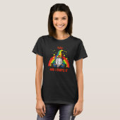 Gnome LGBT Rainbow Gay und ich werde es stolz mach T-Shirt (Vorne ganz)