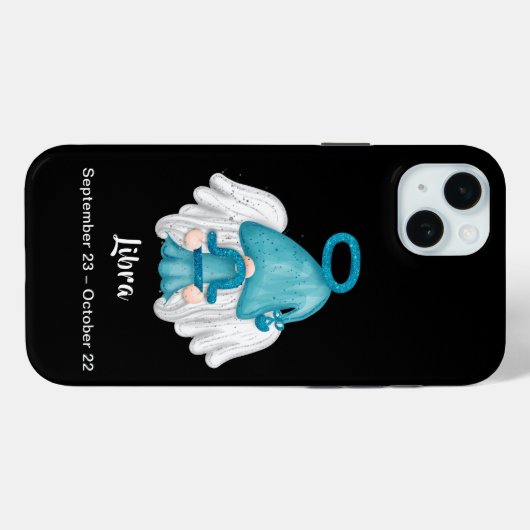 Gnome Libra Astrologie Sign Angel Case-Mate iPhone Hülle (Rückseite (Horizontal))