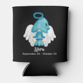 Gnome Libra Astrologie Sign Angel Dosenkühler (Vorderseite)