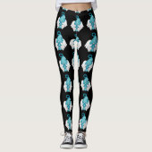 Gnome Libra Astrologie Signatur Engel Leggings (Vorderseite)