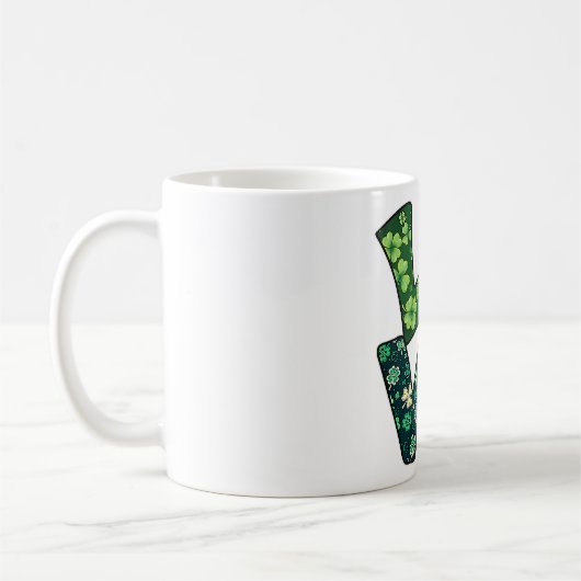 Gnome Liebe Funny St Patricks Day Kaffeetasse (Links)