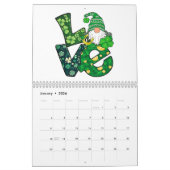 Gnome Liebe Funny St Patricks Day Kalender (Jan 2026)