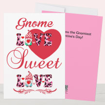 Gnome Liebe Sweet Liebe Valentines