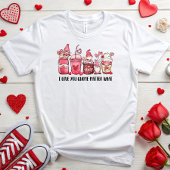 Gnome Liebe Valentine T-Shirt