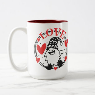 Gnome Liebe Zweifarbige Tasse