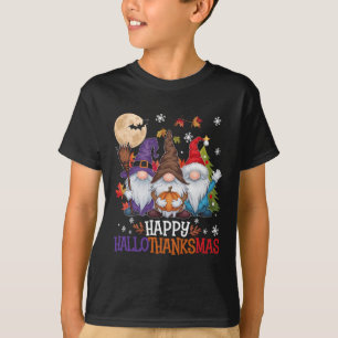 Gnome Liebhaber Halloween Frohe Weihnachten Frohes T-Shirt