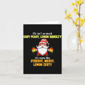 Gnome - Life Isn't So Much Easy Peasy Lemon Squeez Karte (Gelbe Blume)