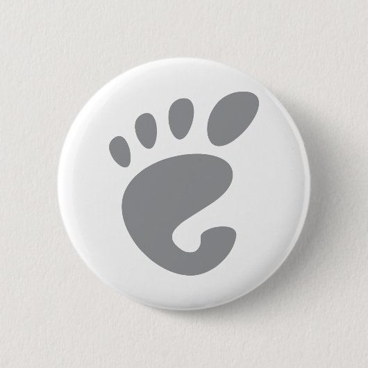 Gnome - Linux - OSS FSF Button (Vorderseite)