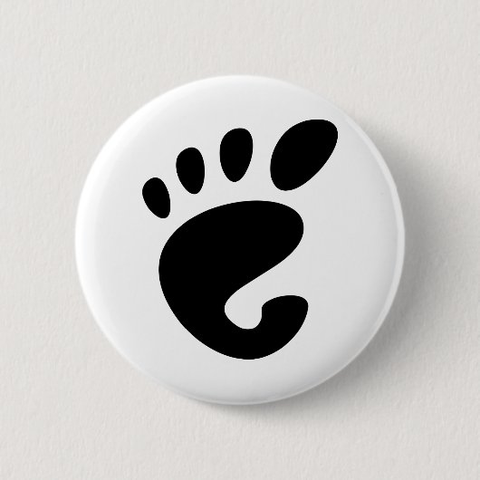 GNOME - Linux - OSS FSF Button (Vorderseite)