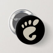 GNOME - Linux - OSS FSF Button (Vorne & Hinten)
