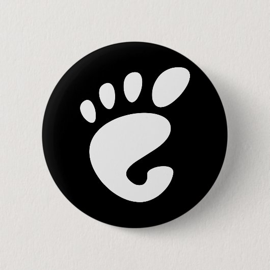 GNOME - Linux - OSS FSF Button (Vorderseite)