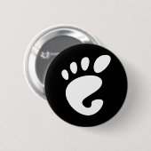 GNOME - Linux - OSS FSF Button (Vorne & Hinten)