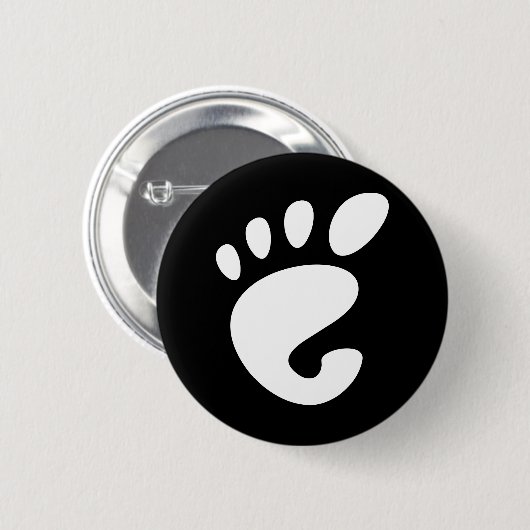 GNOME - Linux - OSS FSF Button (Vorne & Hinten)
