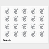 GNOME - Linux - OSS FSF Runder Aufkleber (Blatt)