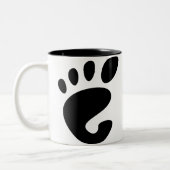Gnome - Linux - OSS FSF Zweifarbige Tasse (Links)