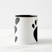 Gnome - Linux - OSS FSF Zweifarbige Tasse (Mittel)