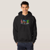 Gnome Love Needs No Words Autism Awareness For Kid Hoodie (Vorne ganz)