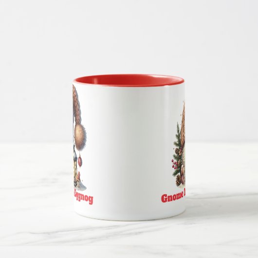 Gnome Made Eggnog Coffee Mug Tasse (Zentrum)