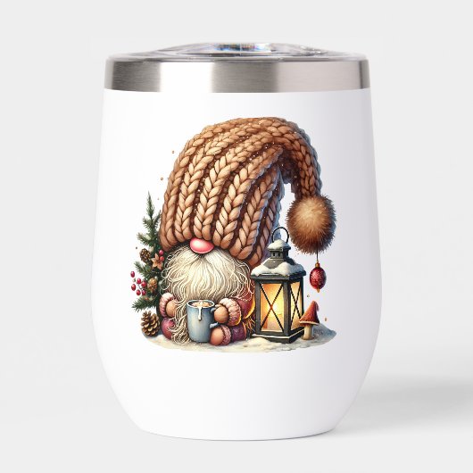 Gnome Made Eggnog Tumbler (Vorderseite)
