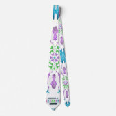 Gnome Mandala Design Krawatte (Vorderseite)