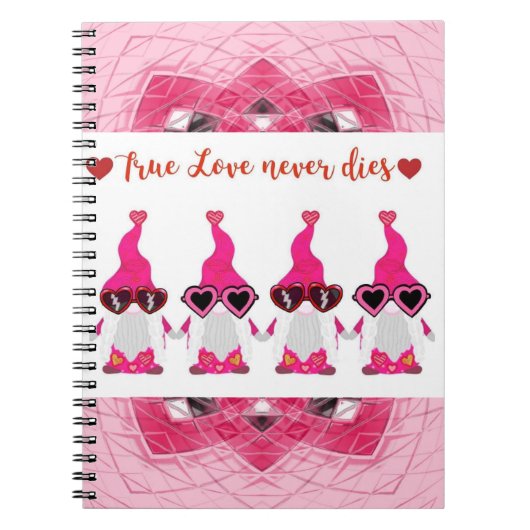 Gnome-Mandala-Design Notizblock (Vorderseite)