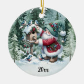 Gnome - Merry Christmas Across The Miles Ornament (Vorne)