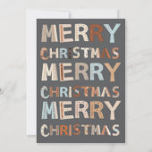 Gnome Merry Little Christmas Party Einladung (Rückseite)