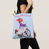 Gnome mit Bike Weihnachtsgebäck Tasche (Von Nahem)