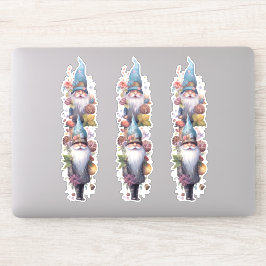 Gnome mit blauen Hüten Aufkleber