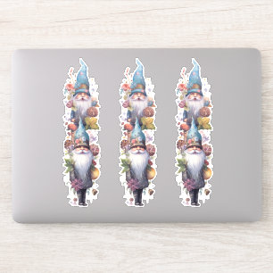Gnome mit blauen Hüten Aufkleber