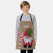 Gnome mit Candy Cane Personalize Schürze (Getragen)
