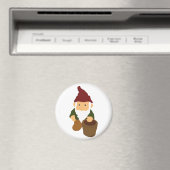 Gnome mit Eimer Magnet (In Situ (Geschirrspüler))