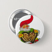 Gnome mit einem Herzen Button (Vorne & Hinten)