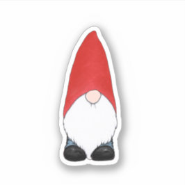 Gnome mit Kurzem Red Hat Aufkleber