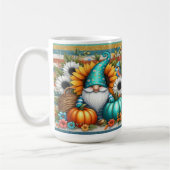 Gnome mit Pumpkins und Blume Kaffeetasse (Links)